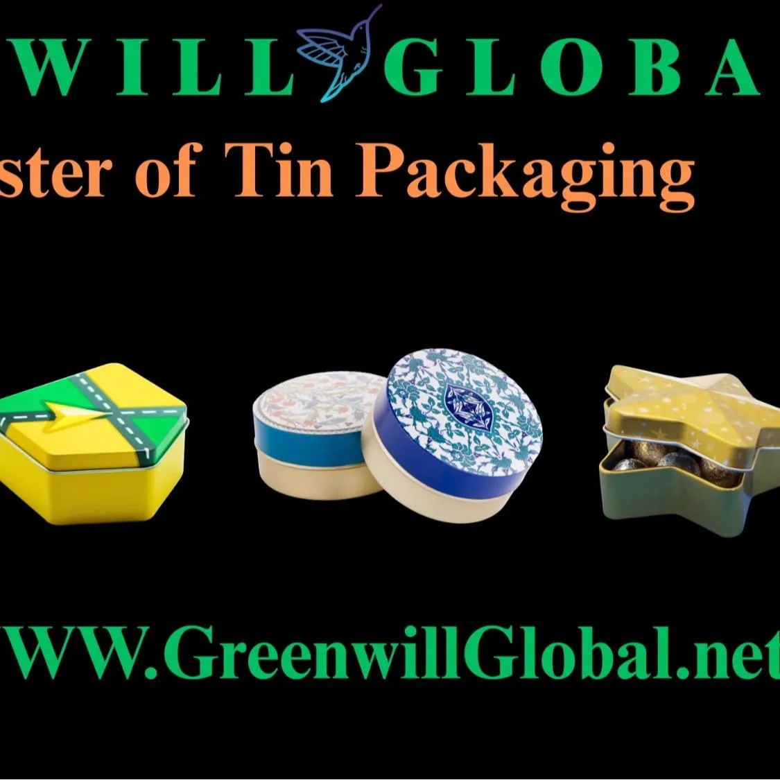 Custom Tin Packaging Solutions - GreenWill Global LLC
