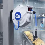 Enroladores de mangueira SafetyReel FS (grau alimentício)