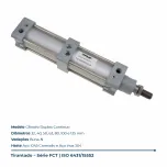 FCT – Cilindro Tirantado ISO 6431