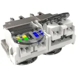 RJ-45 jack CobiNet RJ45-TL® rapid, 2-way, Cat. 6A