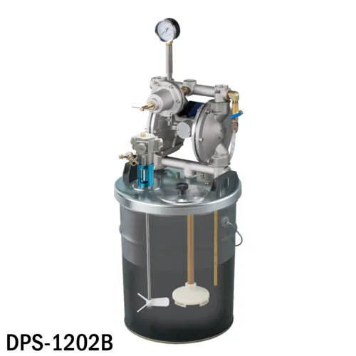 DPS-1202B - CONJUNTO DE BOMBA DE DIAFRAGMA COM REGULADOR, PESCADOR E SUPORTE COM TAMPA
