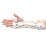 A shower-friendly odor and itch free orthopedic cast allows for skin monitoring and quick to apply