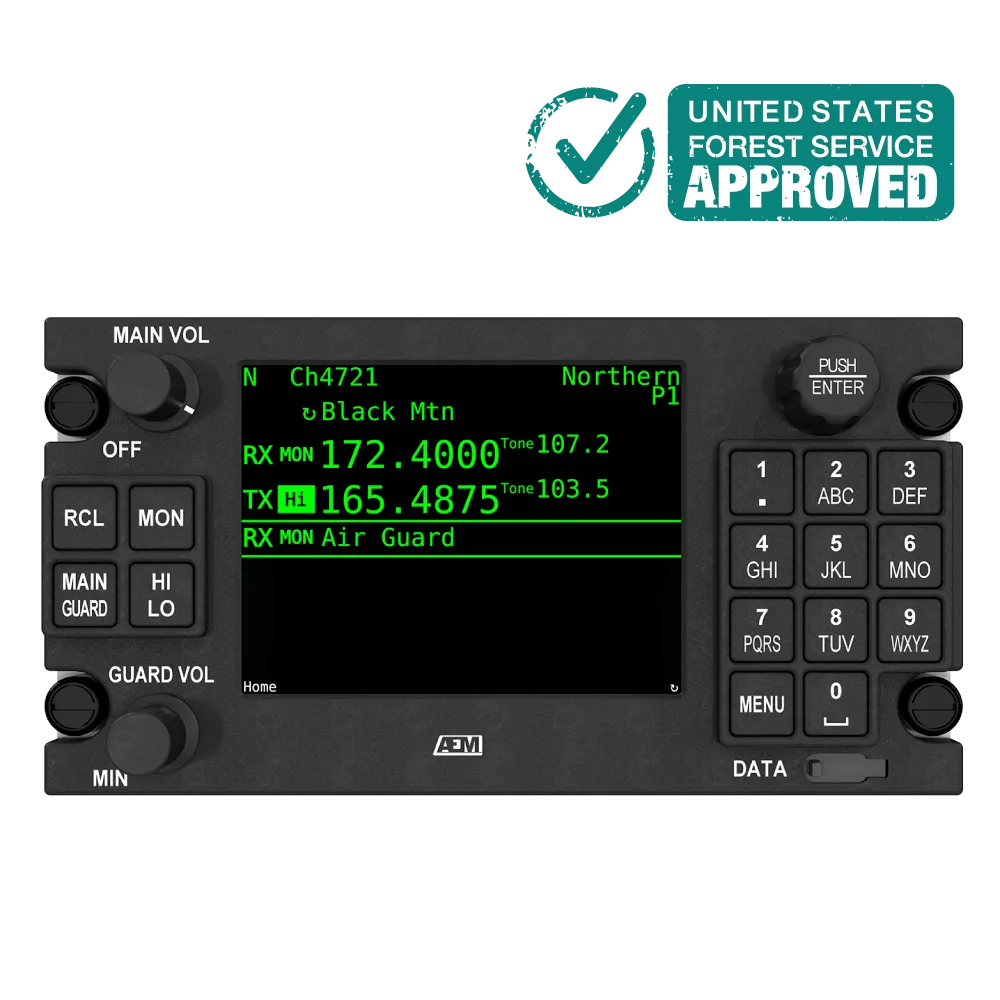 MTP136D Panel-Mount Forest Service Radio