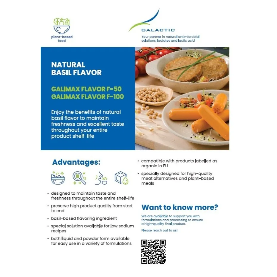 GALIMAX FLAVOR F-50 & F-100