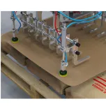 Nova garra LBG-50 para paletização de bolsas, sacos e manipular folha deslizante