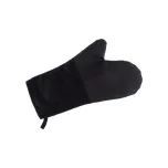 Luva Silicone e Algodão Preto 35Cm Weck