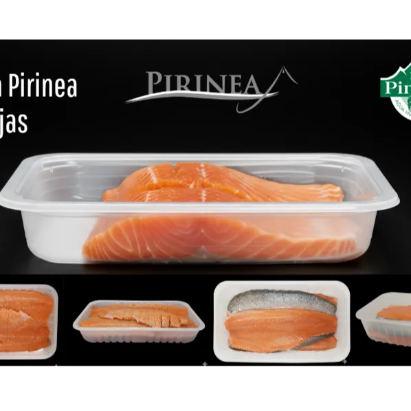 TRAY OF WHOLE FILLETS (3 KG/TRAY) AND FILLETS IN 150-GRAM PORTIONS (1.5 KG/TRAY)