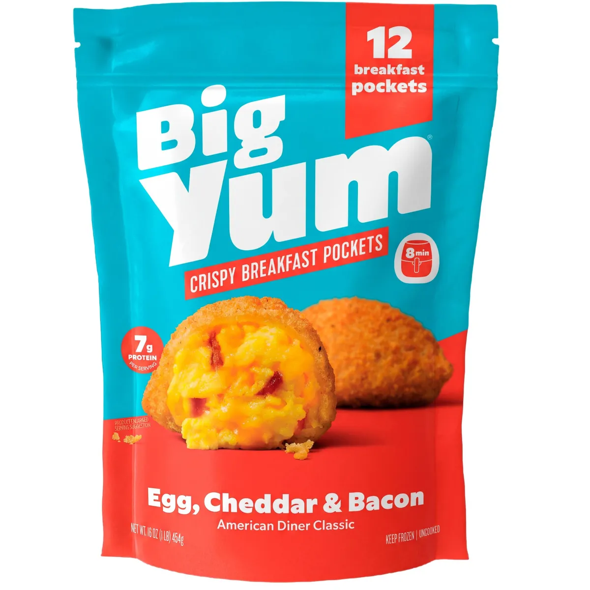 Egg, Cheese and Bacon Crispy Breakfast Pockets
