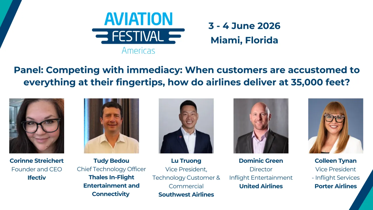 Panel: Competing with Immediacy: When Customers are Accustomed to Everything at Their Fingertips, how do Airlines Deliver at 35,000 feet?