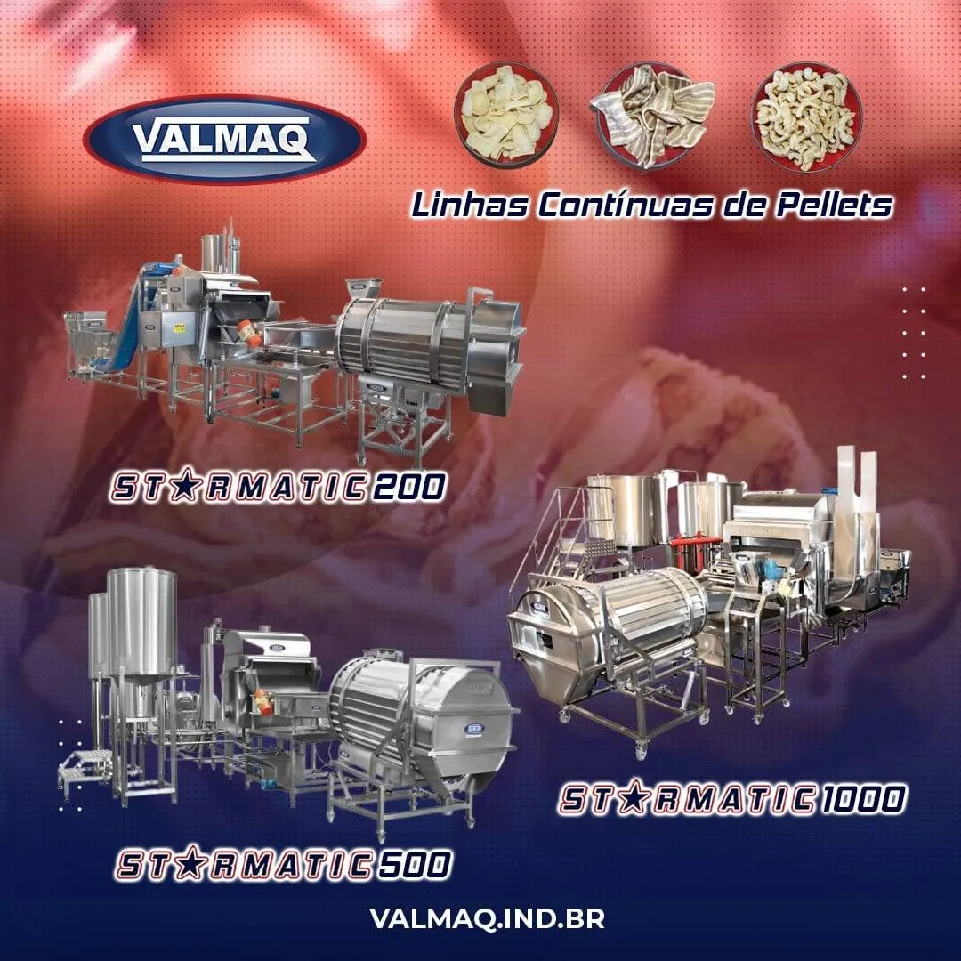 Linha Contínua de Pellets Fritos Starmatic