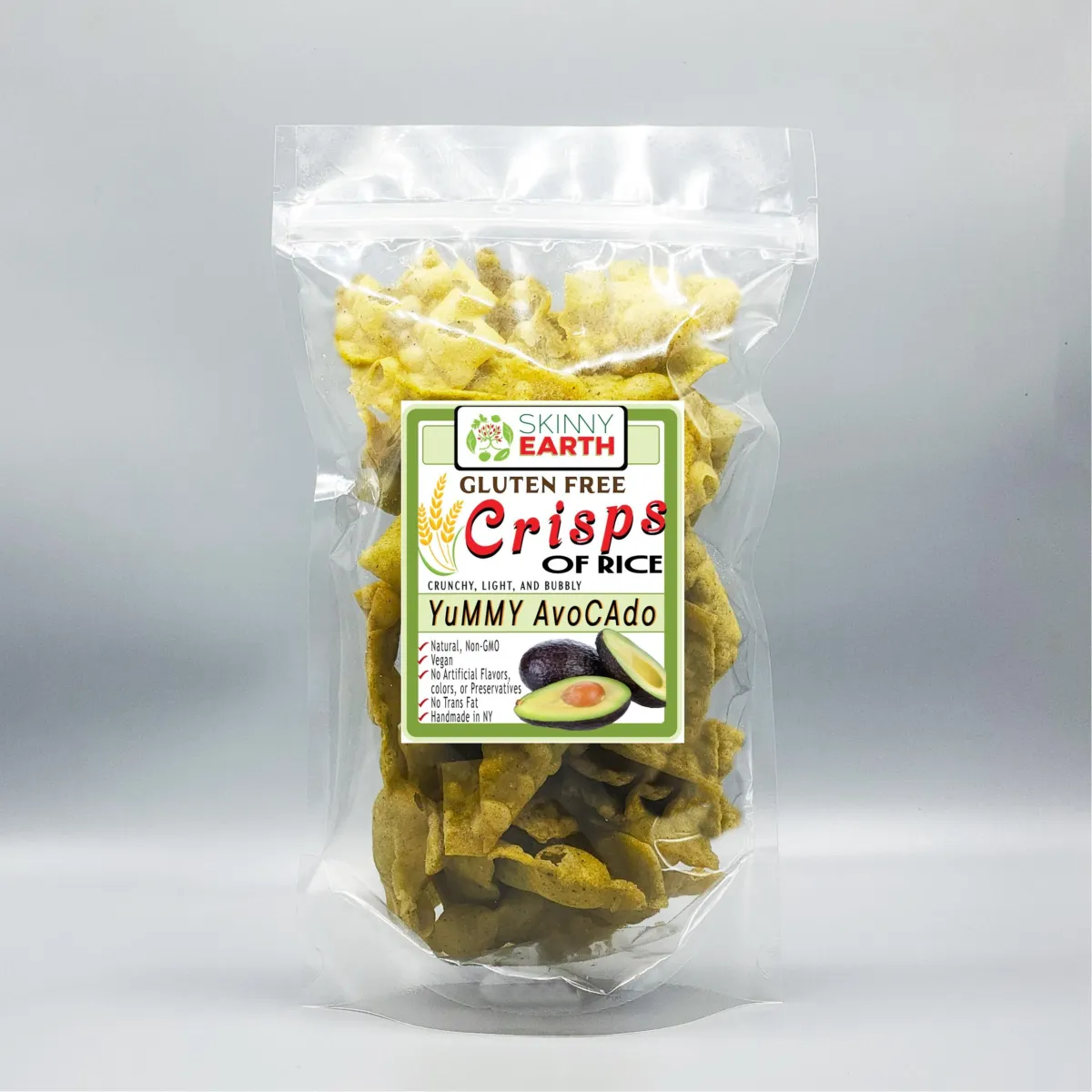 Gluten free YUMMY AVOCADO d'crisp of rice