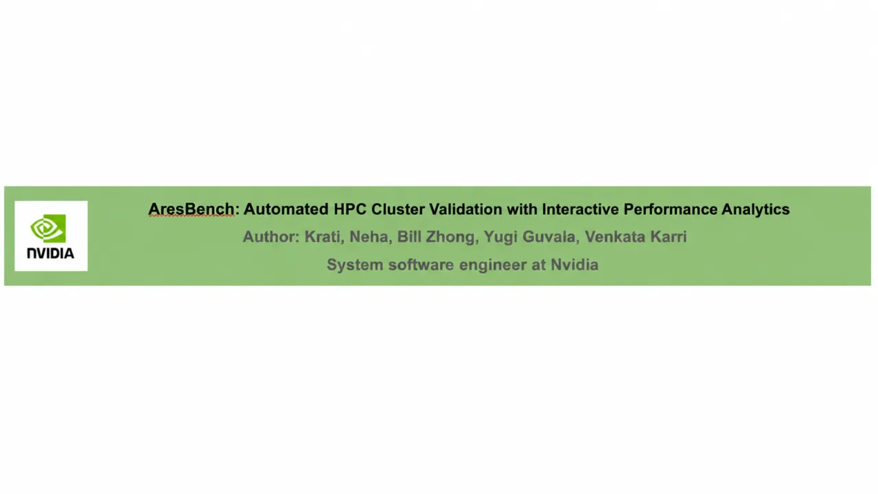 AresBench: Automated HPC Cluster Validation with Interactive Performance Analytics