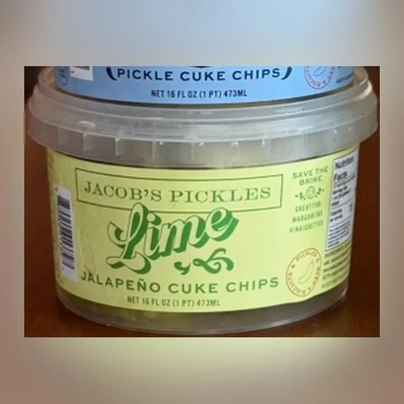 Jalapeño Lime Pickle Chips - 16 oz