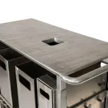 Chariot JASMIN, chariot de travail ergonomique non mécanisé à usage professionnel