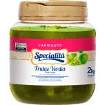 Elaborada com frutas e ingredientes selecionados, a linha de Variegatos Specialitá traz novas possibilidades em texturas e sabores que enriquecem e promovem novas experiências de consumo.
Pronta para o uso e indicada para aplicações em mesclas de sorvetes e na confeitaria, sua textura é conservada mesmo após congelamento e pode ser utilizada na dosagem conforme a necessidade e perfil de cada formulação.
ABACAXI COM VINHO
ABÓBORA COM COCO
AMARENA
AMARENA EM PEDAÇOS
AMORA
BANANA FLAMBADA
BANOFFE
COCADA
DAMASCO
DOCE DE TAPIOCA
FRUTAS AMARELAS
FRUTAS DO BOSQUE
FRUTAS VERDES
MARACUJÁ
MIRTILO
MORANGO
PAMONHA DOCE