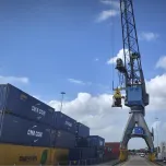 Mobile Harbor Crane OCR