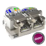 RJ-45 jack CobiNet RJ45-TL® rapid, 2-way, Cat. 6A