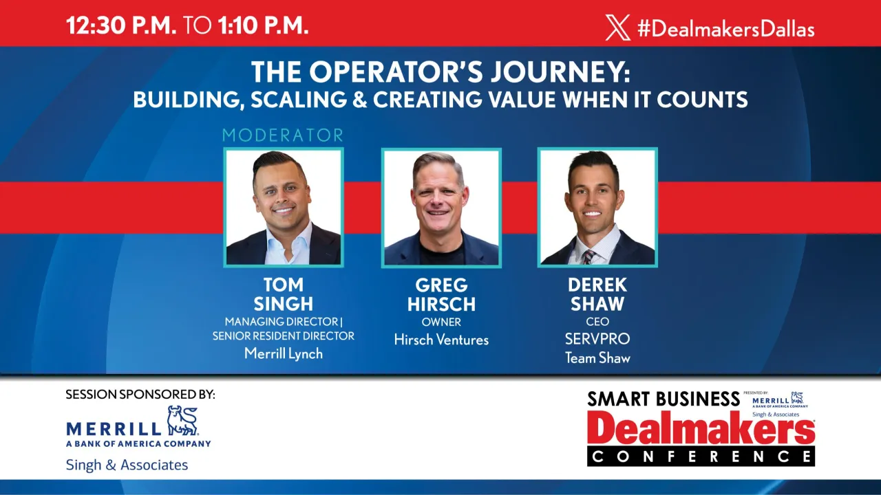 The Operator’s Journey: Building, Scaling & Creating Value When It Counts