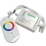Controladora Rgb Fita Led Controle Sem Fio Touch 12v/24v