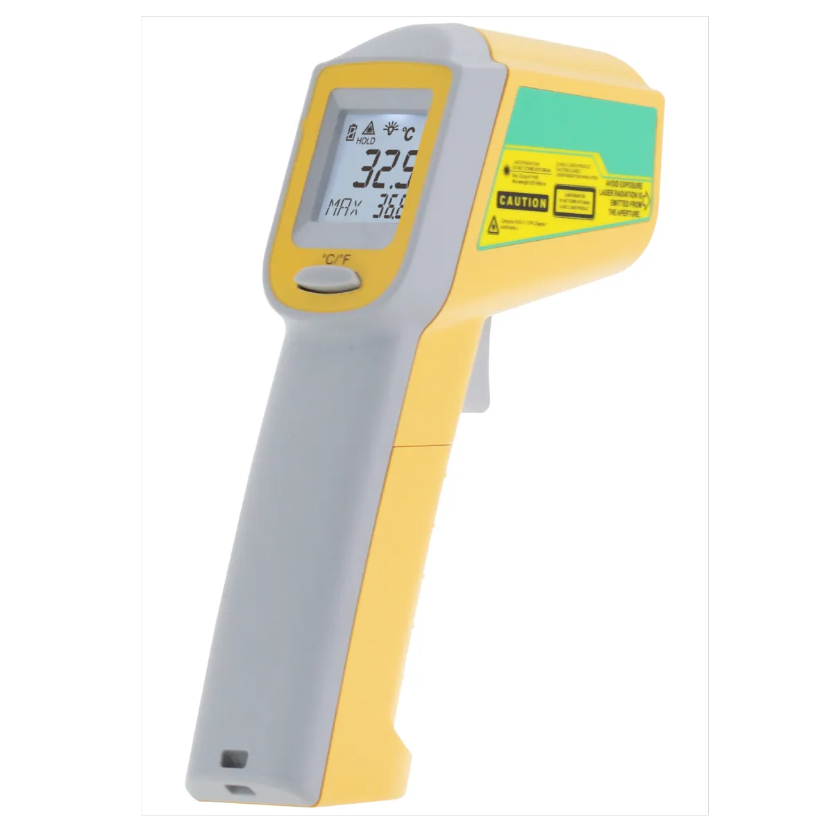Infrared thermometer laser sighting