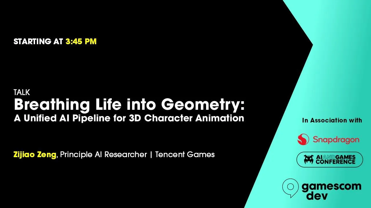 Breathing Life into Geometry: A Unified AI Pipeline for 3D Character Animation