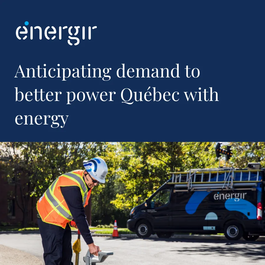 Anticipating demand to better power Québec with energy