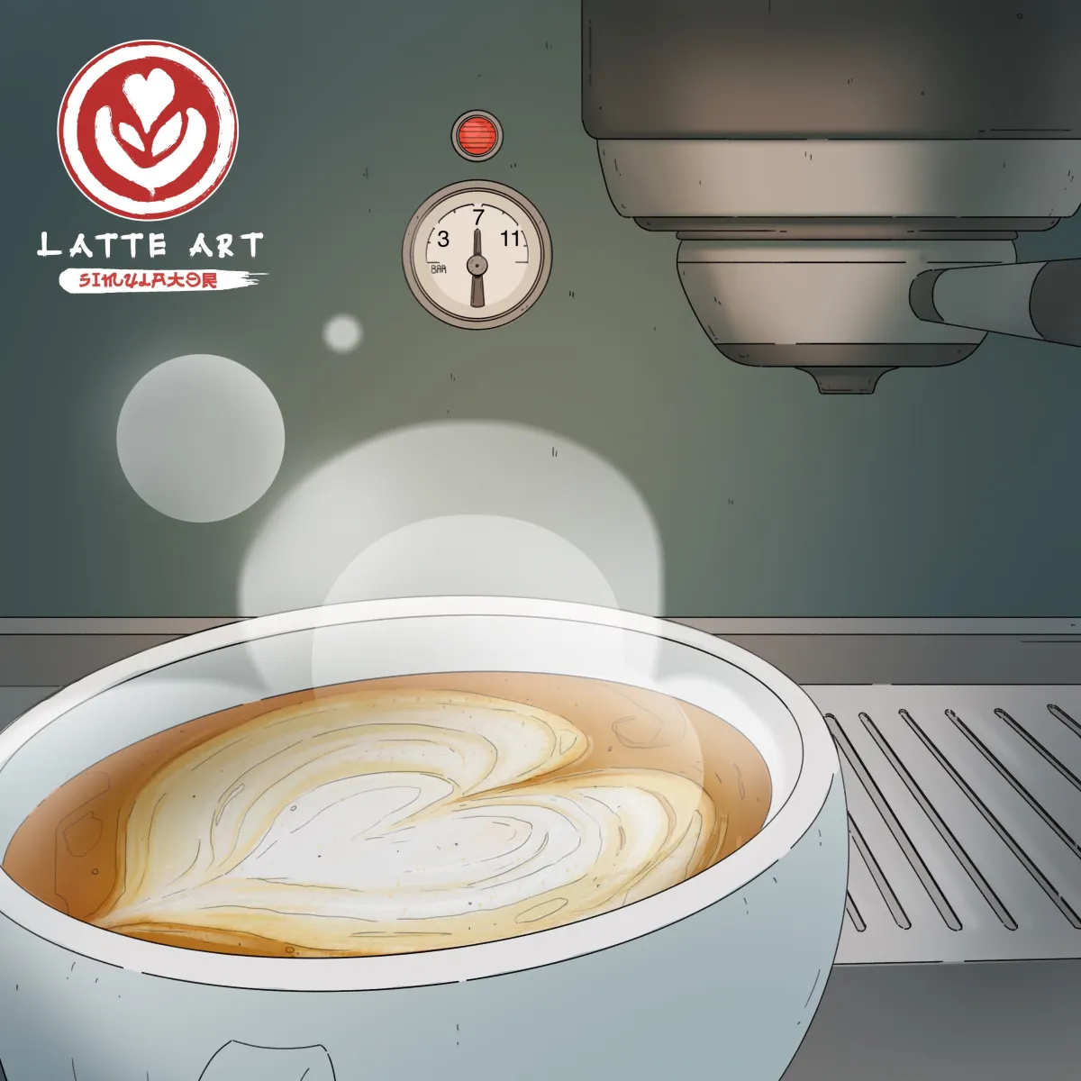 Latte Art Simulator
