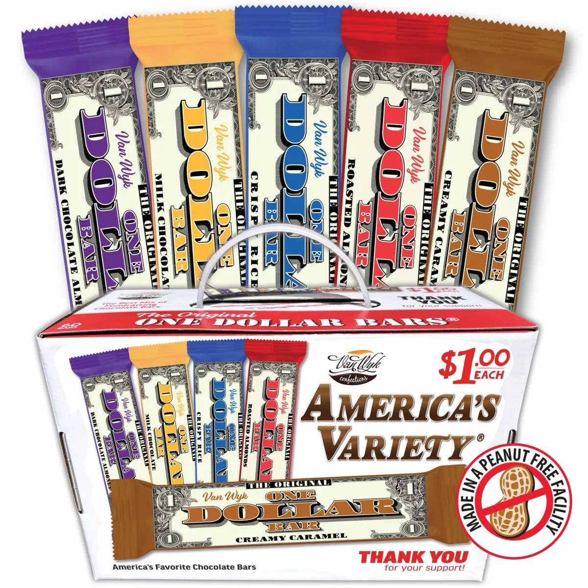 $1 America's Variety ONE DOLLAR BARS
