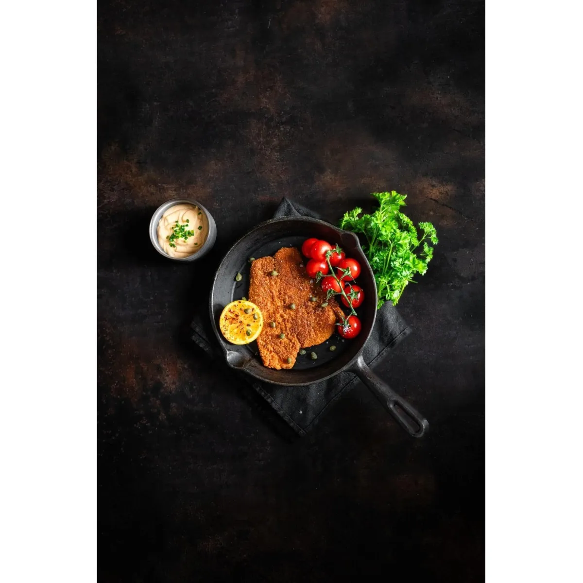 Crispy Rainbow Trout Schnitzel