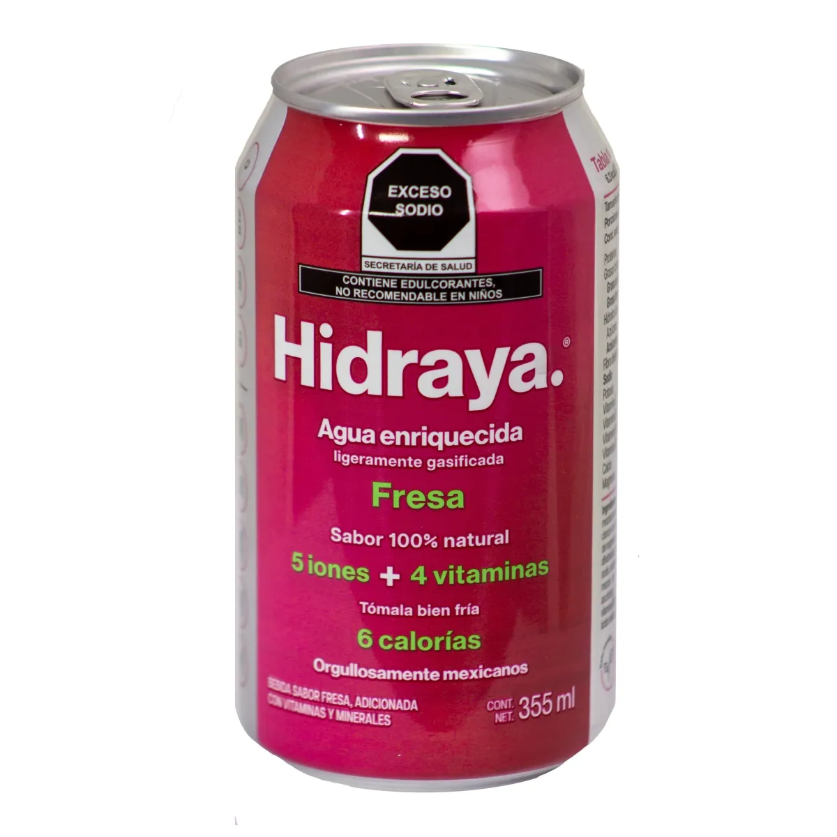 Hidraya Agua Enriquecida sabor Fresa