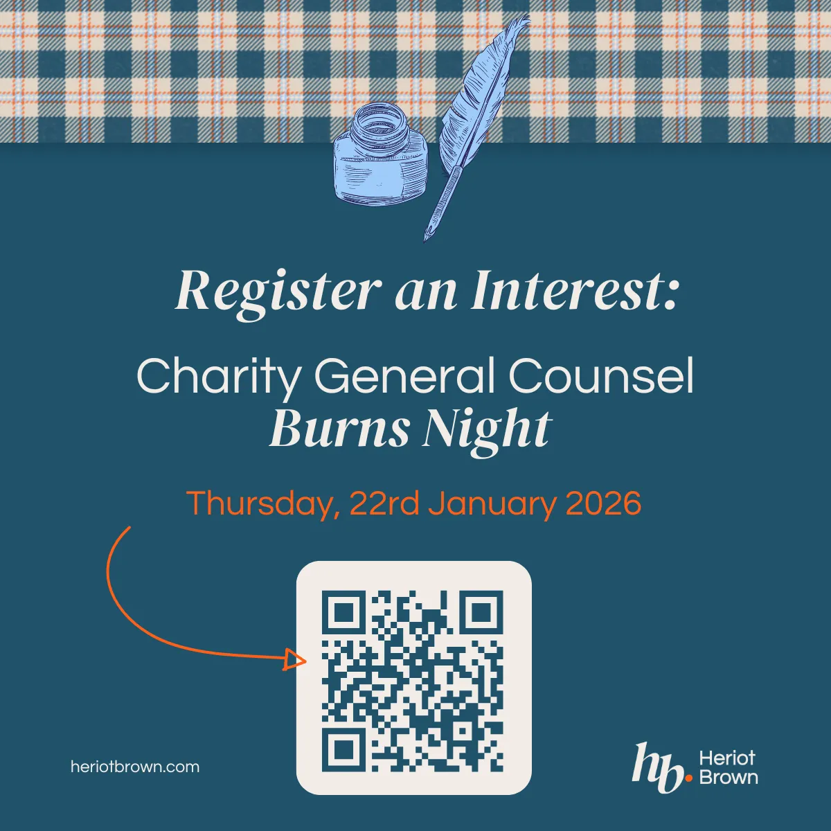 Charity General Counsel Burns Night