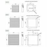 Conjuntos de Grelha e Filtro Linha STD