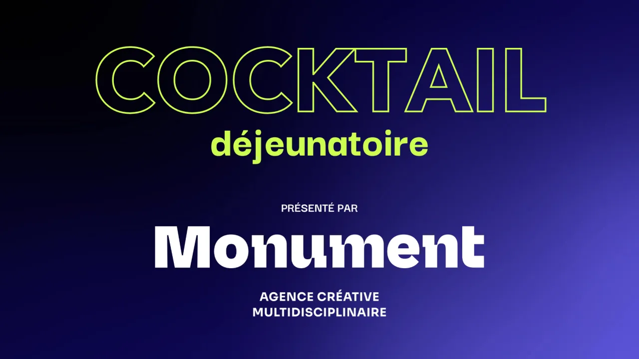 Cocktail déjeunatoire présenté par Monument