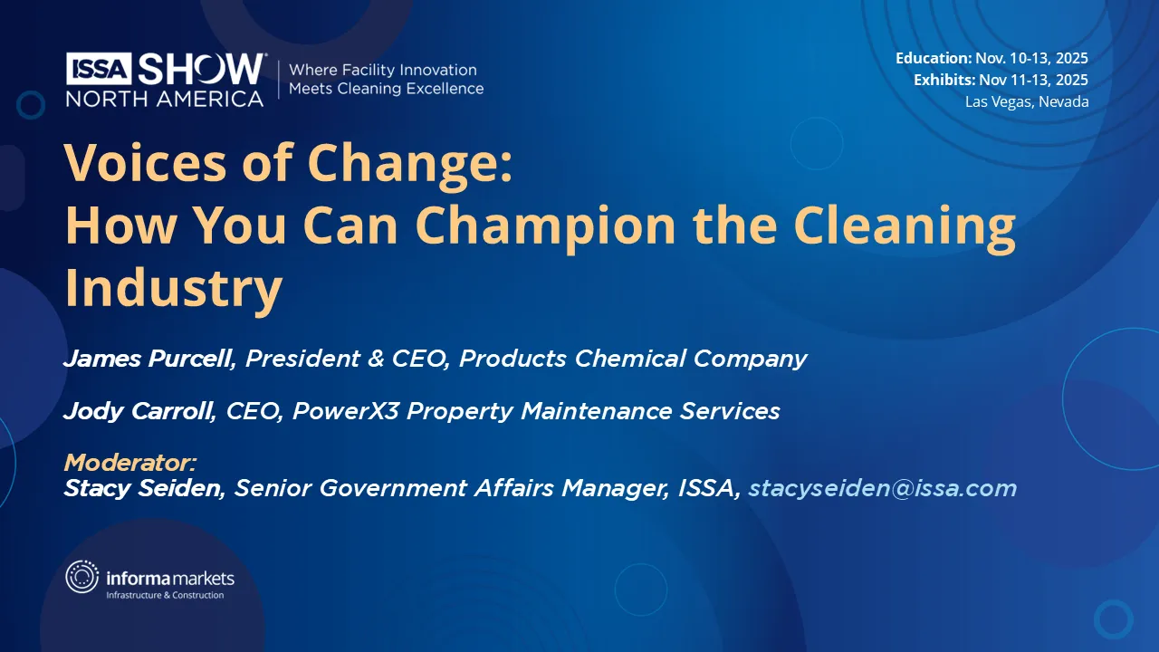 Voices of Change: How You Can Champion the Cleaning Industry