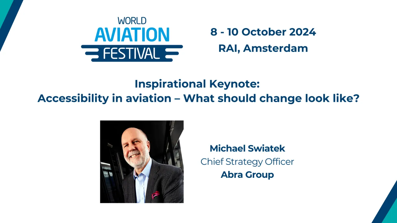 Inspirational Keynote: Accessibility in aviation – What should change look like?