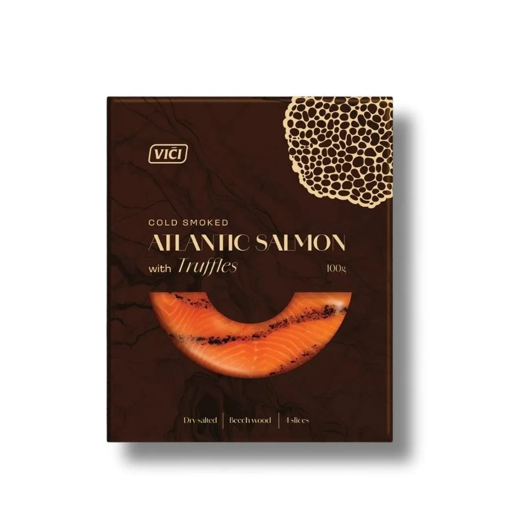 Cold Smoked Atlantic Salmon with Truffles
