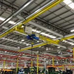 Ponte rolante univiga apoiada e suspensa