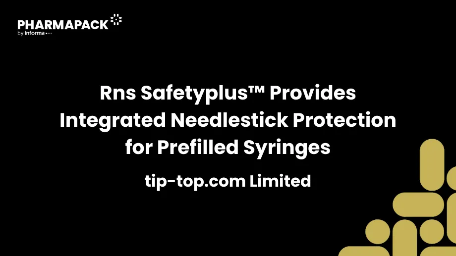 RNS SafetyPlus™ provides integrated needlestick protection for prefilled syringes.