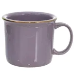 Canecas de Cerâmica Tipo Esmaltada Roxa 280ml Para Sublimação