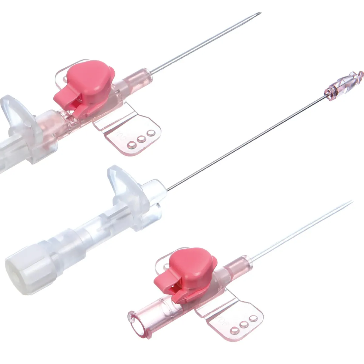 Polysafety - Safety I.V. Cannula with snap fit cap & perforated wings