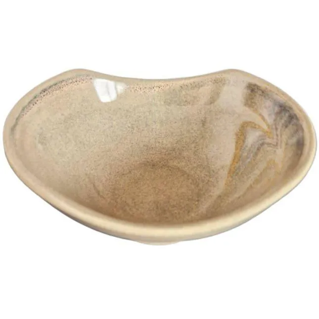 Tigela Com Borda Curvada Sepia
