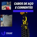 Cabos de aço e Correntes para elevação de cargas