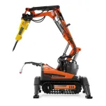 Robô de demolição por controle remoto