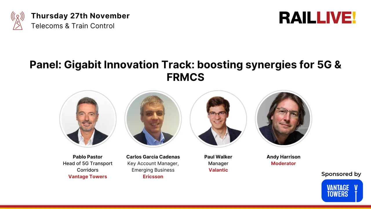 Gigabit Innovation Track: boosting synergies for 5G & FRMCS