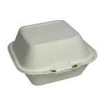 Biodegradable Clamshell Container 6 inch PFAS Free /XDJ-PPC-B6001