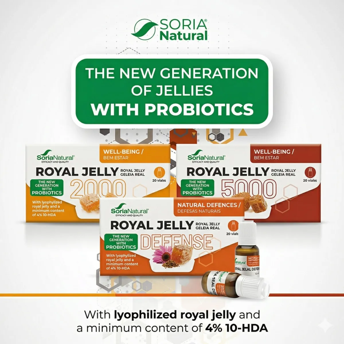 ROYAL JELLY range - The new generation with Probiotics