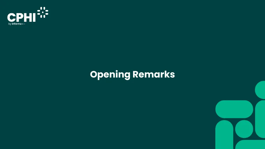 Opening Chair Remarks