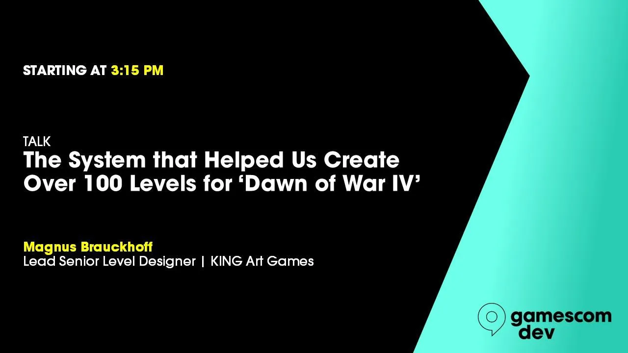 The System that Helped Us to Create over 100 Levels for 'Dawn of War IV'