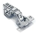 Dobradiça 35mm Pistão Clip-On Inox