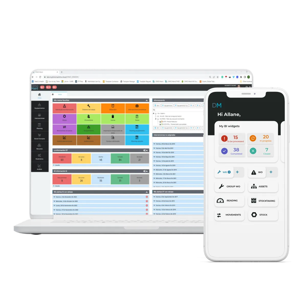Maintenance Management Software - DIMO Maint MX CMMS